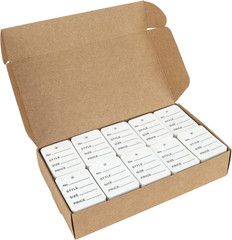 Jijacraft 1000Pcs Price Tags White Clothing Tags for Retail Small Kraft Paper