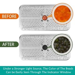 Reusable Silica Gel Desiccant Beads Dehumidifier Canister Safe 40 Gram 2 Packs