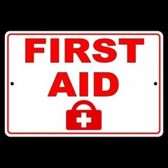 First Aid Kit Sign METAL emergency medicine notice warning SW017