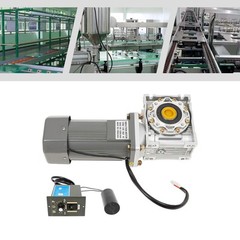 Worm Gear Reducer Motor with Speed Controller 1:50 Reduction 370W 27 r/min 65 NM