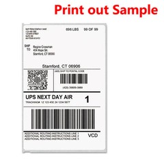 220/Roll 4×6 Thermal Postage Labels Compatible with Dymo 4XL 1744907 2-100