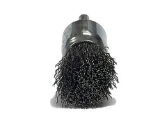 1″ Crimped Wire End Brush – Carbon Steel Wire – 5 Pack