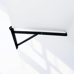 12″ Black Heavy Duty Slatwall Brackets – Securely Display Your Shelves (4 Pack)
