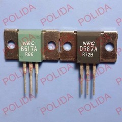 1pair Transistor NEC MT-100 2SB617A/2SD587A B617A/D587A