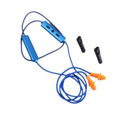 2Set Blue Ear Plugs Bluetooth Earphone For Work, Noise Suppression, Hearing USA
