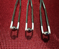 3 Pcs Hysteroscopic Monopolar Ball Electrodes for Working Element 2.9mm Reusable