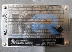 GE 5KE215AC105 Induction AC Motor 3Ph 15HP 230/460V 36/18A 3495RPM