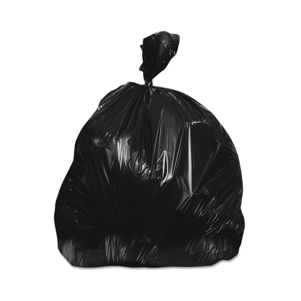 RJ Schinner Co Heritage Heavy Duty Trash Bag, Black, 45 gallon Capacity (125/CS)