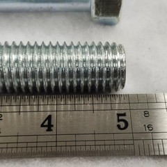 (Qty 10) 3/4-10 x 5″ Hex Head Bolts Cap Screws Grade 5 Steel Zinc Plated (PT)
