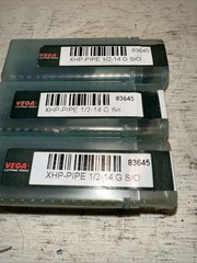 Lot Of 3 New Vega Cutting Tools 1/2”-14 XHP-pipe G S/O Spiral Taps 83645 NOS