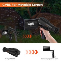 Thermal Monocular AI15 Black Night Vision Monocular