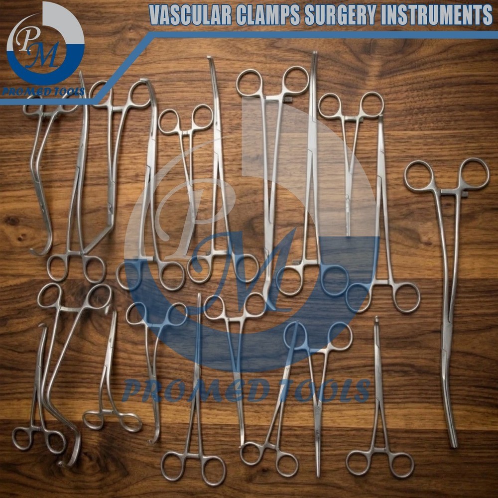 Vascular Clamps Surgery Instruments Debaky 20 Pcs Set Surgical Instruments
