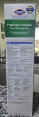 Clorox Hydrogen Peroxide Disinfectant Individual Wipes Box 50 Wipes Exp 2023