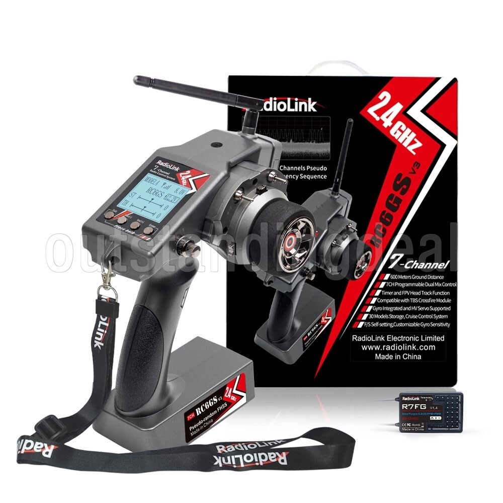 Radiolink RC6GS V3+ R7FG 7CH 600M/1968.5FT RC Receiver 2.4G ot25 *mq