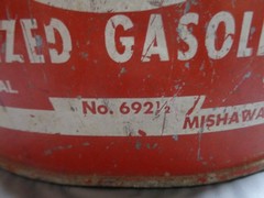Brookins Galvanized 2.5 Gal Gas Can Red M-692½ – 23 Dents