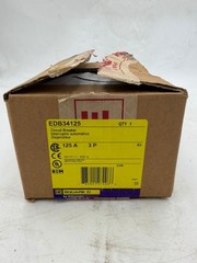 SCHNEIDER SQUARE D EDB34125 CIRCUIT BREAKER 125A 3 POLES