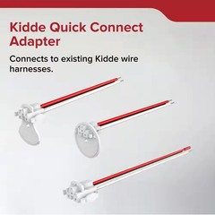 Quick Connect Wiring Adapter for Hardwired Smoke and Detectors Free Ship NEW