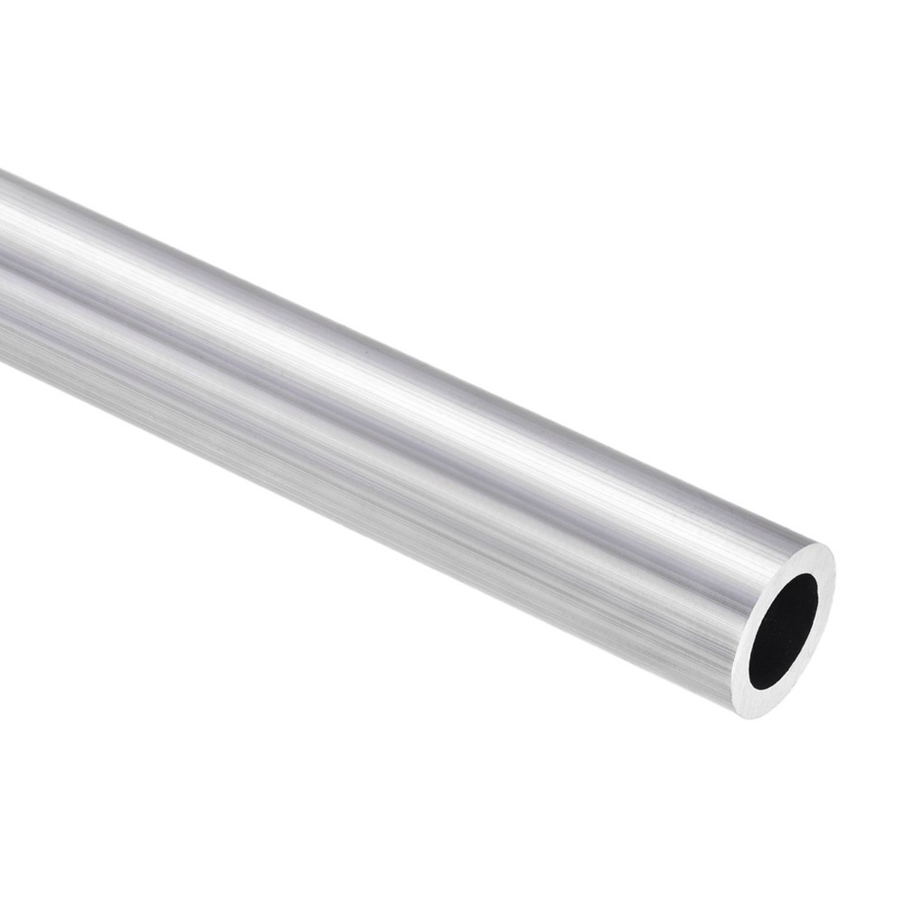 6063 Aluminum Round Tube 24mm OD 16mm Inner Dia 300mm Length Seamless
