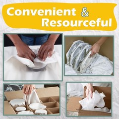 Newsprint Packing Paper – 400 Sheets, Large 27″ x 17″ Unprinted Packing Paper…