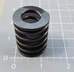 Heavy Duty Industrial Compression Spring 1.5″ Long 1.25″ OD 496 lb wire d 2.92mm