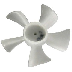 Appli Parts APFB-445 4 in Plastic Fan Blade CCW 3/16 in Shaft, 5 Blades fits Mot