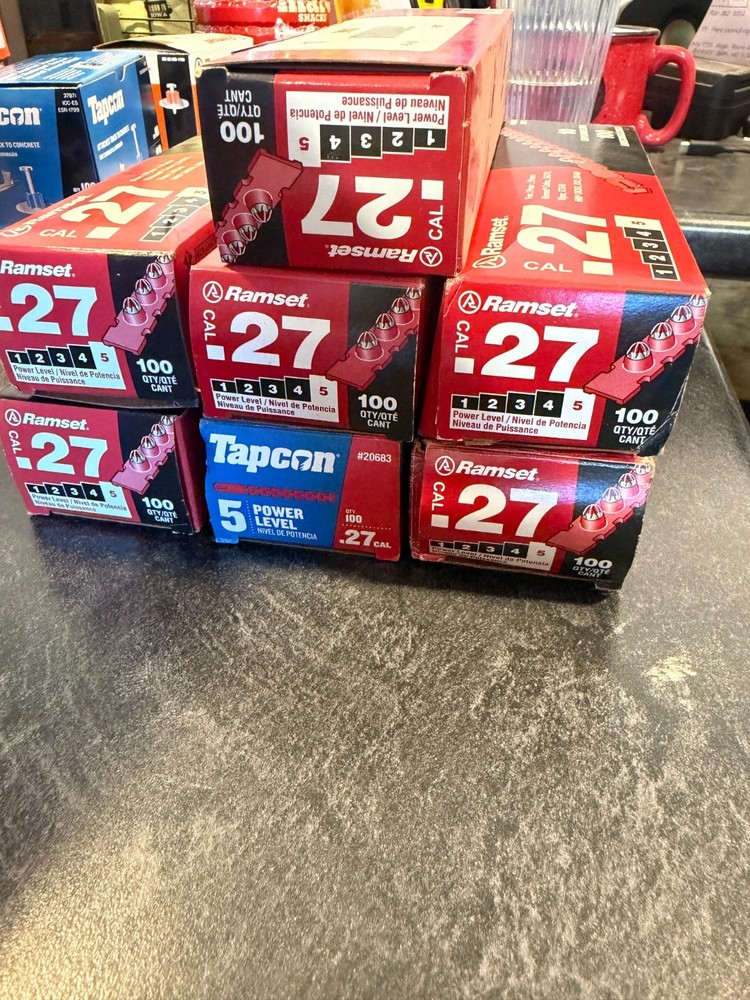Ramset & Tapcon .27 Caliber Level 5 Power Loads