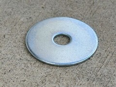 Sandbaggy 1/4” x 1-1/4” Galvanized Fender Washer (Zinc Plated)