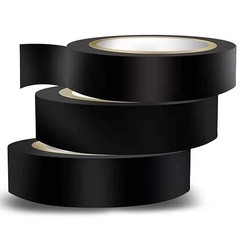 Electrical Tape 3 Pack 0.62 in x 49 ft Waterproof Flame Retardant Black PVC
