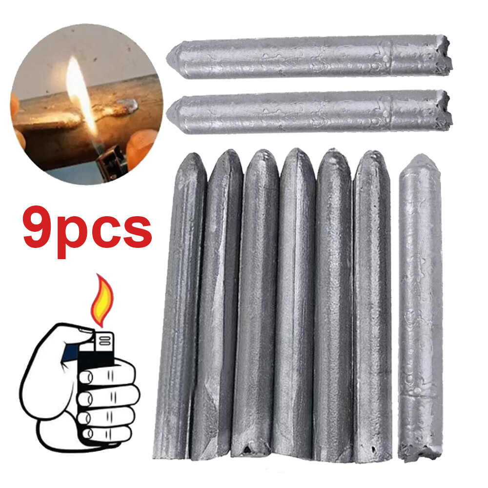 9PCS Universal Low Temperature Welding Cored Wire Solder Rods USA