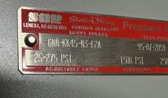 NEW SOR 6NN-KK45-N3-F2A Pressure Switch 25-275psi