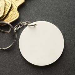 20Pcs Metal Stamping Tags Round Yellow Stamping Blanks for Pet Jewelry Making