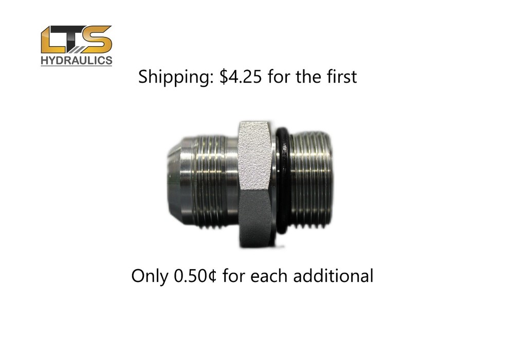 1/2″ Male JIC x 1/2″ Male BSPP British Parallel Pipe Straight Adapter 9002-08-08