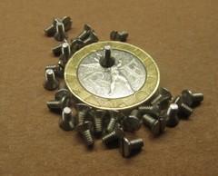 Flat Head Slotted Machine Screw 18-8 Stainless Steel, 2-56 x 3/16″ L 300 Pcs