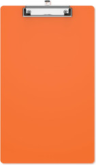 Plastic Legal Size Clipboard, Orange 8.5 X 14 Clip Boards | Size 9 X 15 In, Long