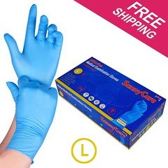 100 SunnyCare Nitrile Exam Gloves Powder Free Chemo-Rated (Non Vinyl Latex) – L