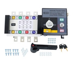 1PC ATS 160A 4 Poles 110V 220V Grid to AC Generator Automatic Transfer Switch