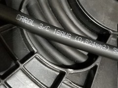 Carol 02769 18/3C Carolprene SOOW 600V 90C Portable Power Cable Cord Black/25ft