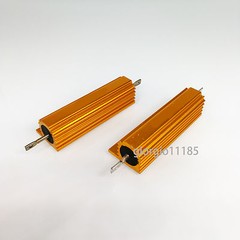 US Stock 2pcs 8 ohm 8 100W Watt Aluminum Housed Metal Case Wirewound Resistors