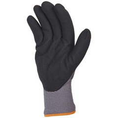 Retailer Basics Micro-Foam Nitrile Coated Work Gloves Nylon Liner Fiber Touch