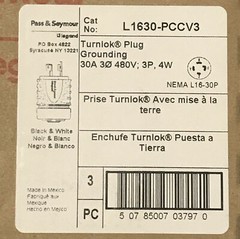 7 Pcs. LEGRAND NEMA L16-30P/ L1630-PCCV3 TURNLOK PLUGS 30A 3PH 480V 3P 4-WIRE