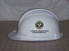 3 – Zombie Outbreak Response Team Tool Box Hard Hat Helmet Sticker Yellow H123