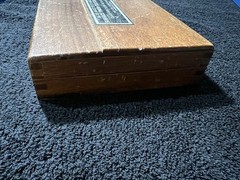 GAR M-15 MASTER STANDARDS SURFACE FINISH (TEXTURE) BLOCKS W Original Wooden Box