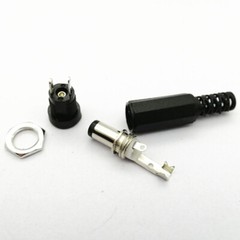 Male Barrel Jack Plug Female Socket Panel Mount DC 12V Power Connectors 20x