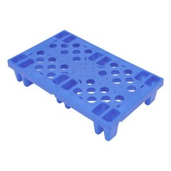 Blue Pp Pallet 50*30*10cm Pallet Free Standing Anti-slip particle Floor Pallet