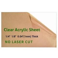 NEW 24x36in Clear Acrylic Sheet 1/4in Plexiglass DIY Craft Sign Panel 6mm Thick