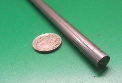 12L14 Steel Unpolished Rod Round Bar, 3/8″ Dia x 5 Foot length. 3 Units, 15 Ft