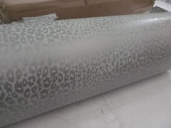 415′ Shamrock Retail Packaging Silver Cheetah 24″ Wrapping Paper E425124F