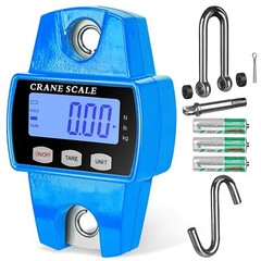 Digital Crane Scale 300 kg/660 lb Industrial Heavy Duty Auto Off Hook Hanging