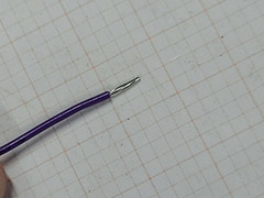 Judd Wire #22awg 7str UL-1430 XLPVC 105C/300V Hook-Up/Lead Wire Violet /100ft