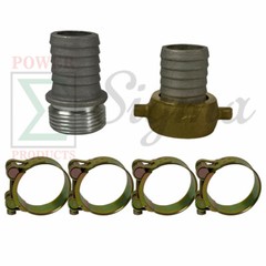 Sigma 1″ X 300′ Ft PVC Layflat Agricultural Pump Discharge Hose Pin Lug Coupling